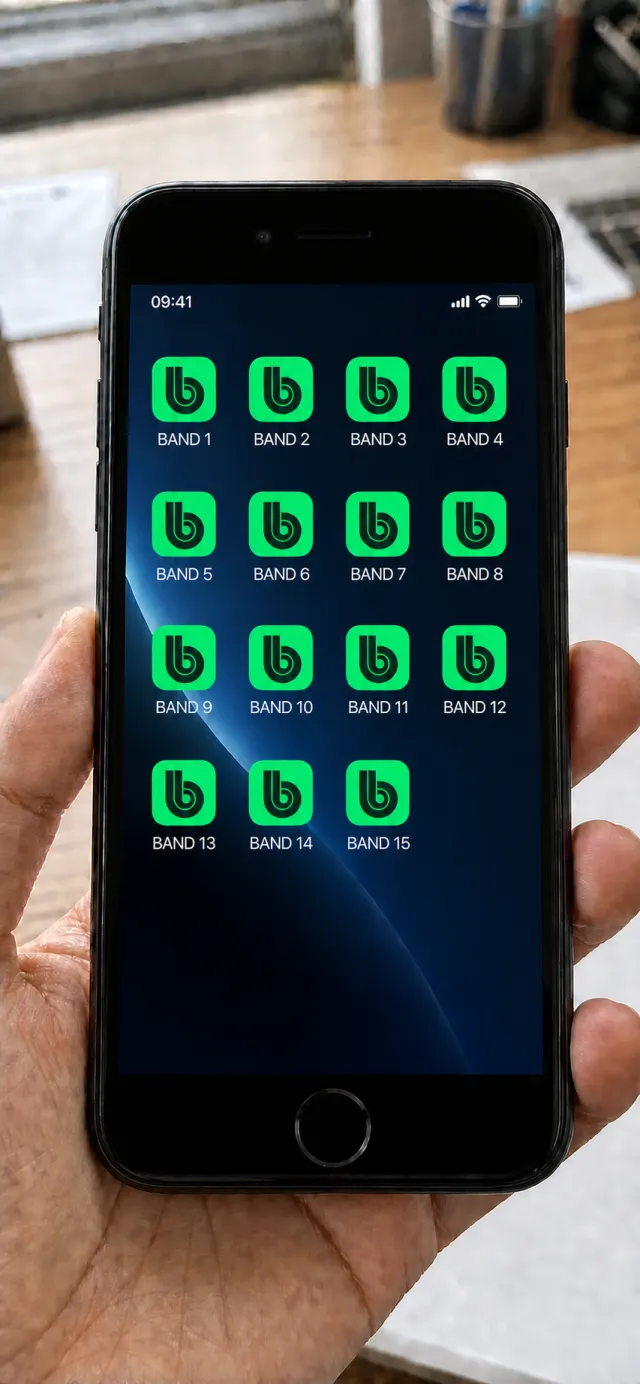 iPhone 上多開多個 BAND